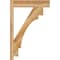 Ekena Millwork Merced Block Rough Sawn Outlooker, Western Red Cedar, 6"W x 24"D x 36"H OUT06X24X36MRC05RWR - alternate 2